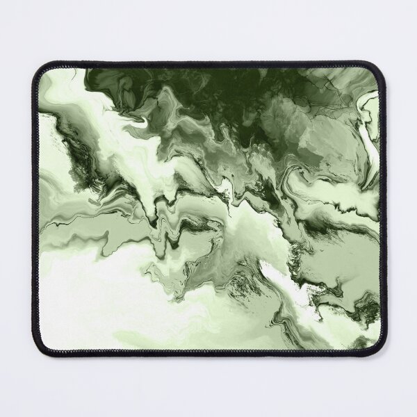 Item preview, Dark Olive Green, Soft Pastel Green, Sage Green Liquid Marble designed and sold by venella.