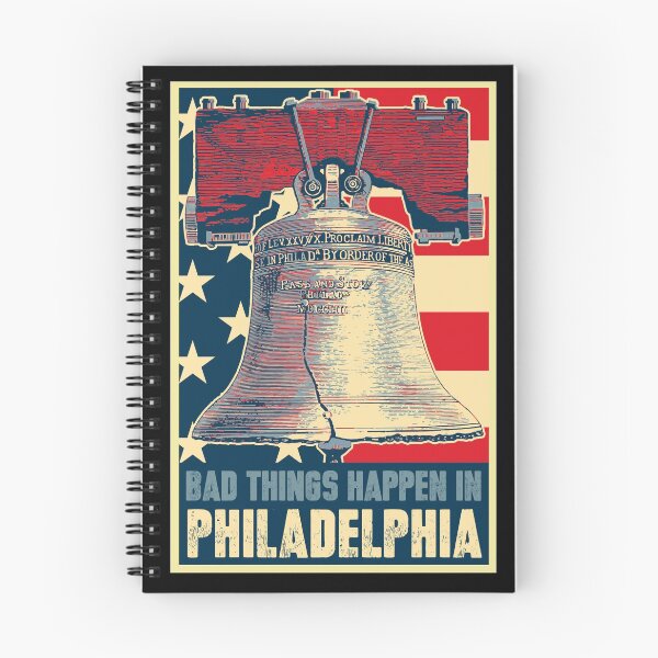 Item preview, Bad Things Happen in Philadelphia with America Flag Backdrop designed and sold by trendyzcom.