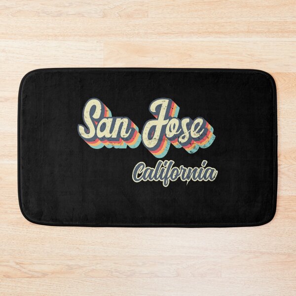 Item preview, San Jose city California Retro Vintage 70s rainbow designed and sold by Teelogic.