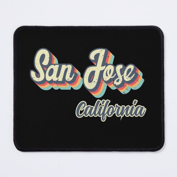 Item preview, San Jose city California Retro Vintage 70s rainbow designed and sold by Teelogic.