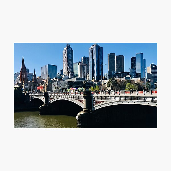 Item preview, Princes Bridge, Melbourne City, VIC, Australia designed and sold by NaluandLulu.