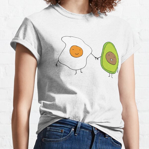 Egg And Avocado Friends Classic T-Shirt