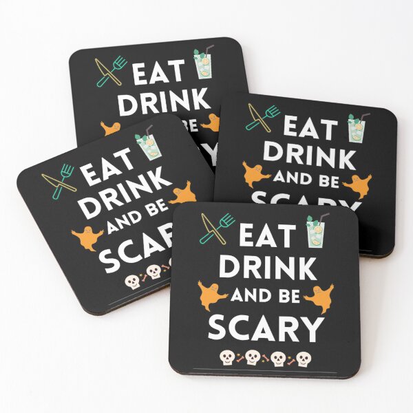 Item preview, Eat Drink And Be Scary  Funny Halloween Saying 2021 designed and sold by chetan786.