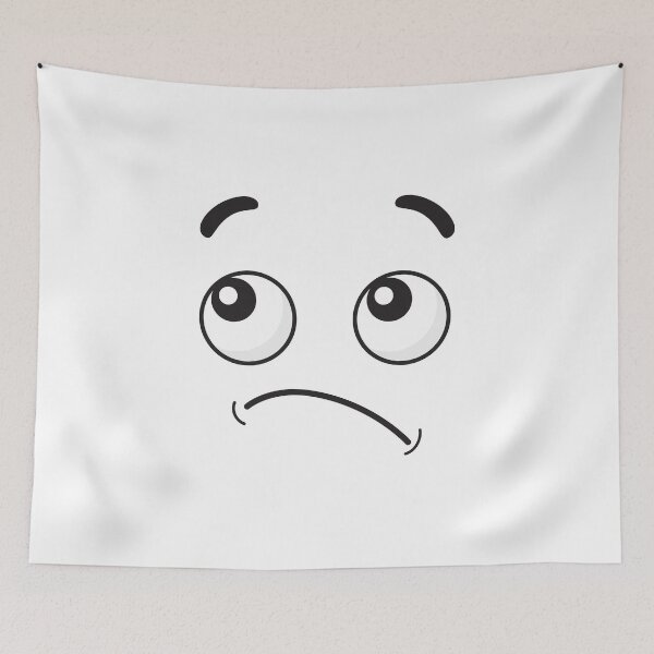 Item preview, Sad emoji Smiley Face confused Apparel Essential Motivation Inspiration Joy Mood designed and sold by DesignByHeartUK.