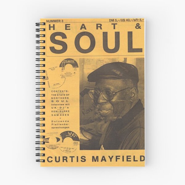 Item preview, Curtis Mayfield magazine portrait, "Heart and Soul" designed and sold by JRCee.