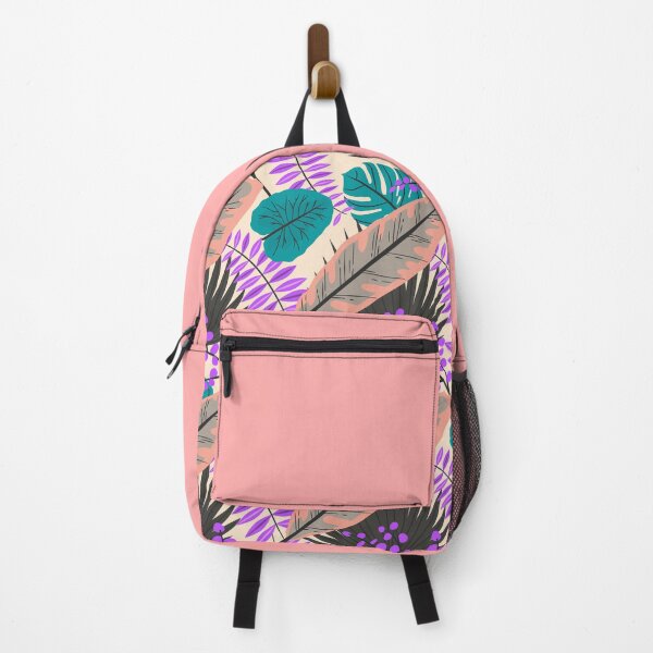 Item preview, Purple, Peach and Blue Leaves Pattern designed and sold by SaamyaTyagi.