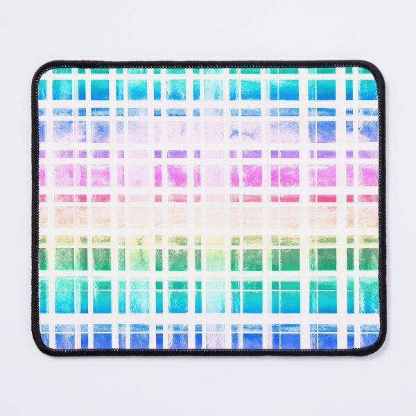 Item preview, Pastel Rainbow Watercolor Gingham designed and sold by TigaTiga.