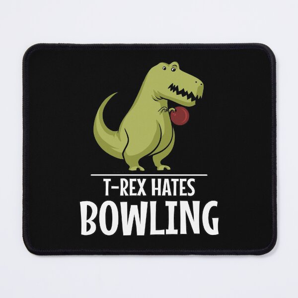 Item preview, Dinosaur T-Rex Hates Bowling  designed and sold by underheaven.