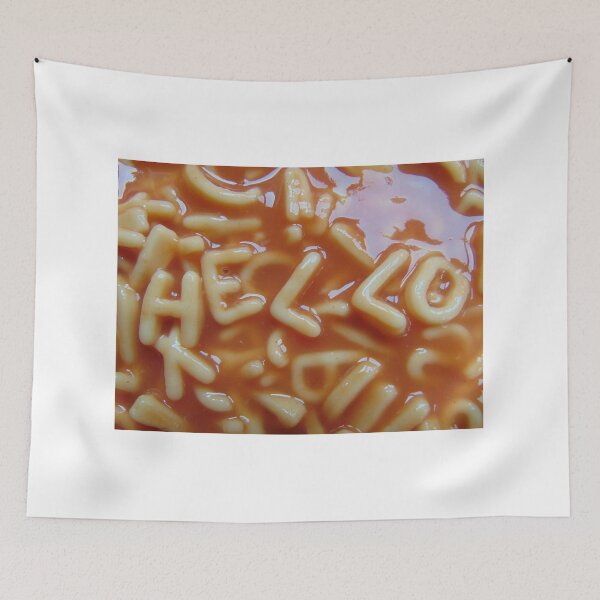Item preview, Hello - Alphabet Spaghetti Letters designed and sold by altonbear.