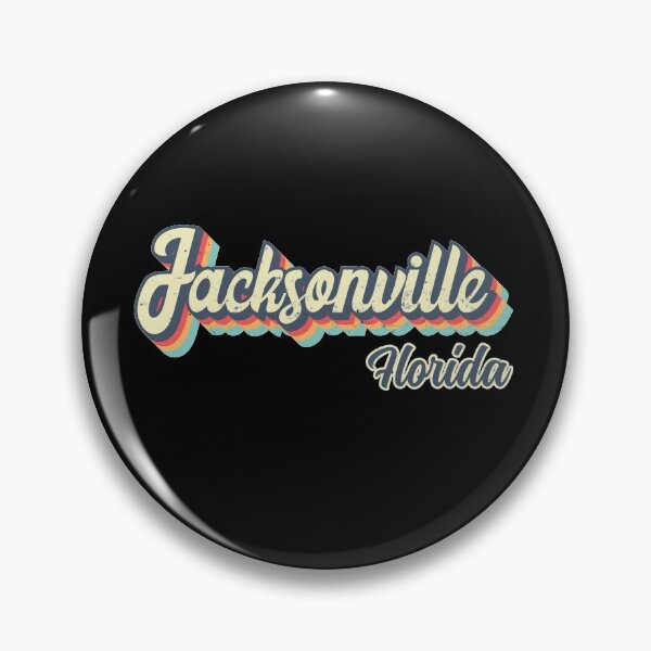 Item preview, Jacksonville City Florida Retro Vintage 70s rainbow designed and sold by Teelogic.