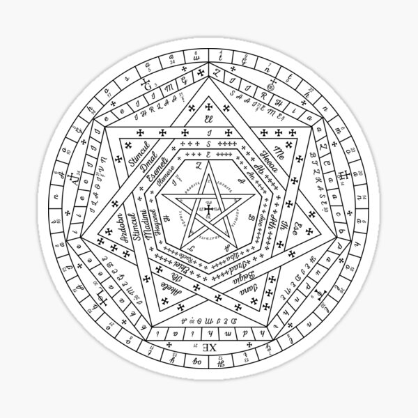 All is Mind Sticker (White) Hermetic Kabbalah spiritual stickers