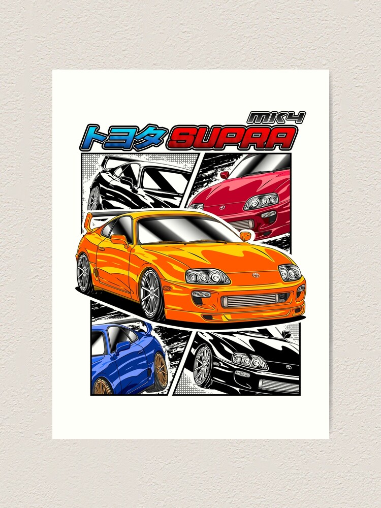 JDM Legend Toyota Supra MK4 | Art Print