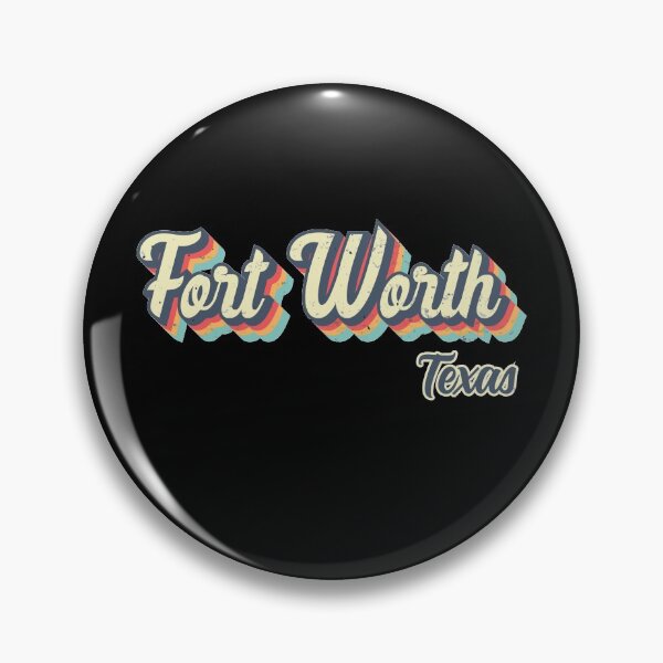 Item preview, Fort Worth City Texas Retro Vintage 70s rainbow designed and sold by Teelogic.