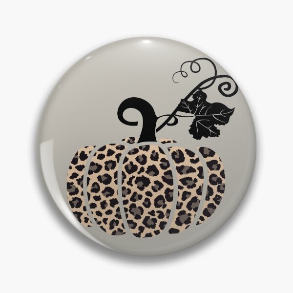 Item preview, Cute Leopard print pumpkin  - halloween - autumn - fall - beige and brown designed and sold by hasbeenz.