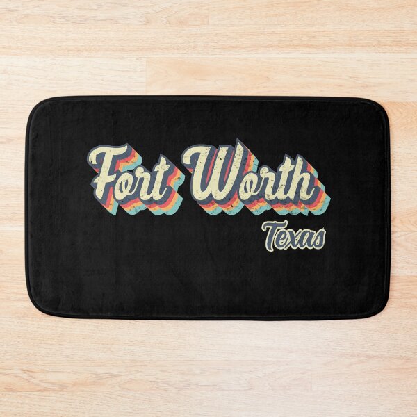 Item preview, Fort Worth City Texas Retro Vintage 70s rainbow designed and sold by Teelogic.