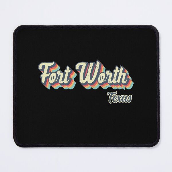 Item preview, Fort Worth City Texas Retro Vintage 70s rainbow designed and sold by Teelogic.