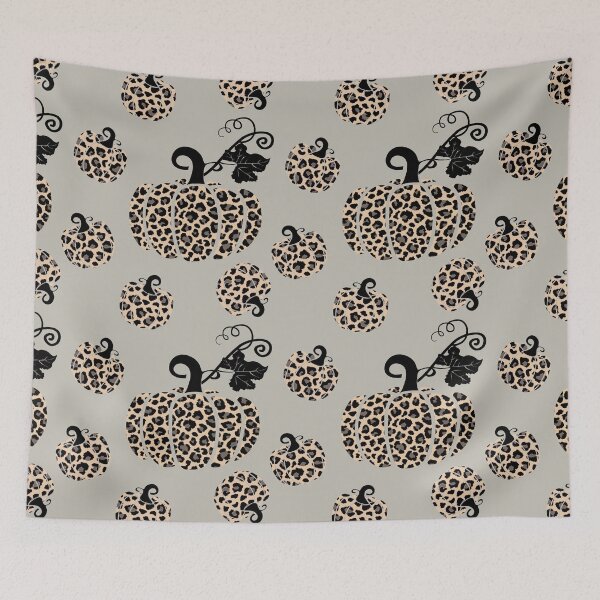 Item preview, Cute Leopard print pumpkin  - halloween - autumn - fall - beige and brown designed and sold by hasbeenz.