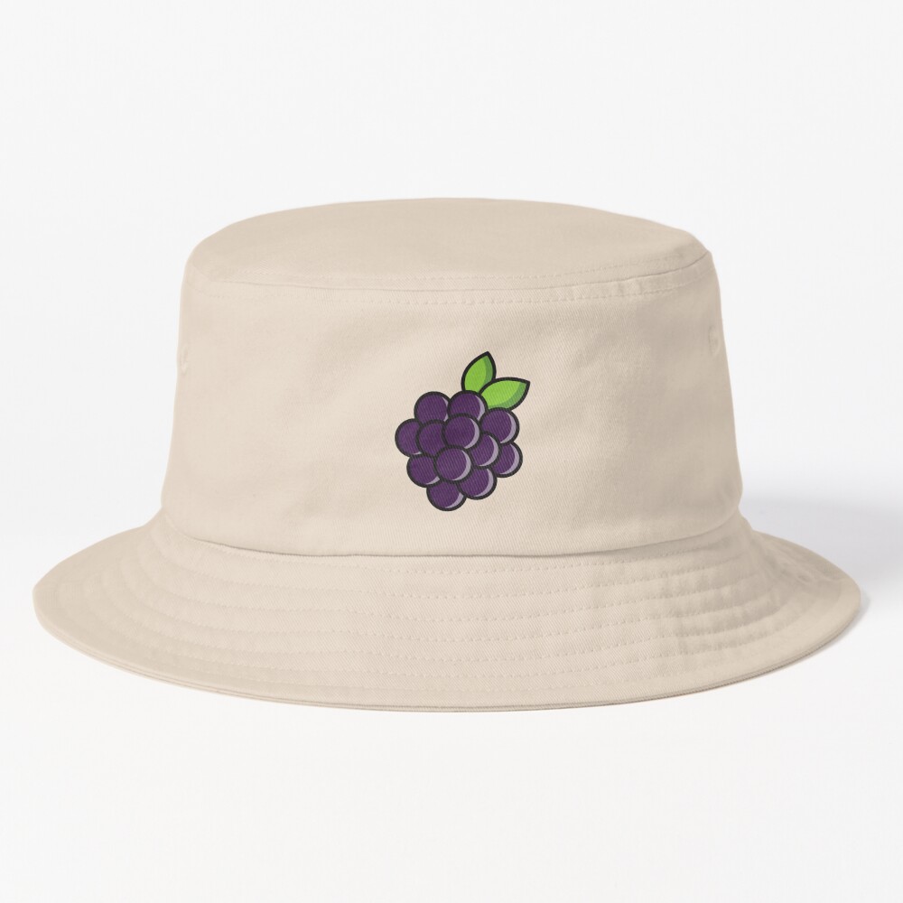 blackberry purple berry fruit' Bucket Hat