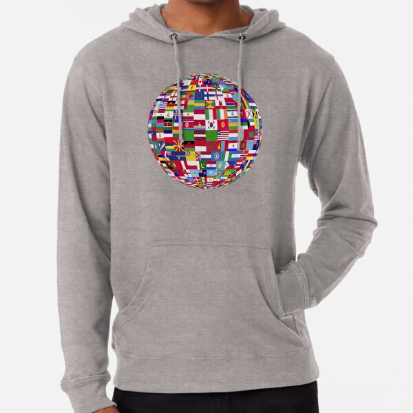 World cheap flags hoodie