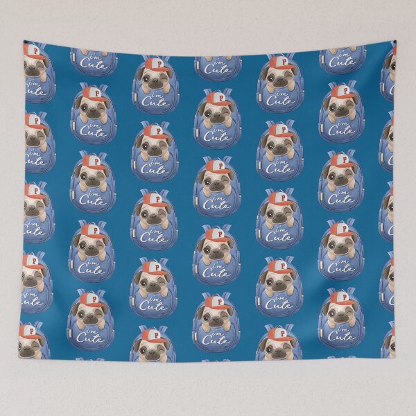 Item preview, Cute Face Pug Dog designed and sold by tee4shirt.