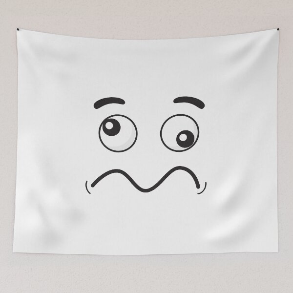 Item preview, Sad emoji Smiley Face confused Apparel Essential Motivation Inspiration Joy Mood designed and sold by DesignByHeartUK.