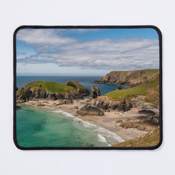 Item preview, Kynance Cove Cornwall, Panoramic, the lovely green water designed and sold by kathleenjean.