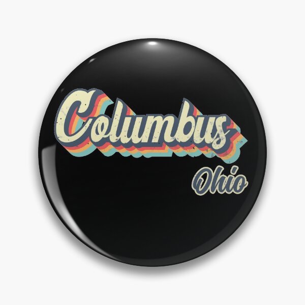 Item preview, Columbus City Ohio Retro Vintage 70s rainbow designed and sold by Teelogic.
