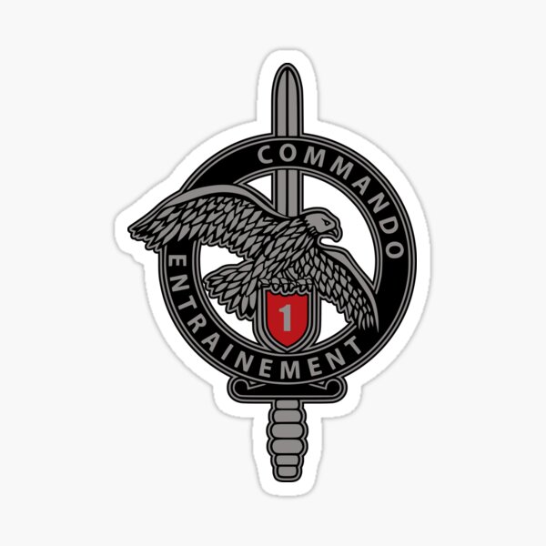 Vista previa del artículo con la obra «Insignia de entrenamiento de comando francés», diseñado y vendido por sirglennbo.