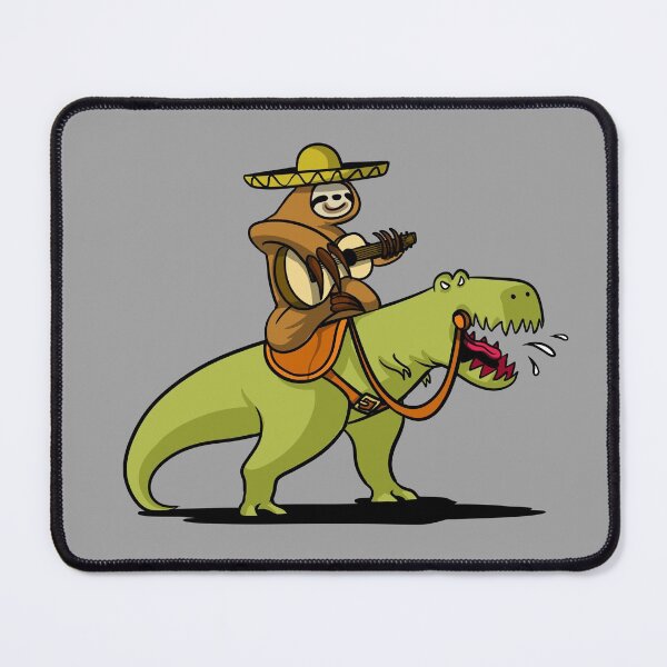 Item preview, Sloth Cowboy Riding T-Rex Dinosaur  designed and sold by underheaven.