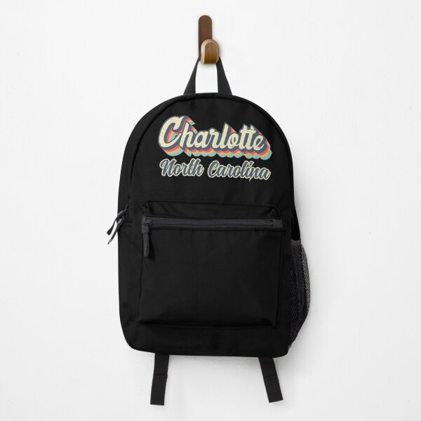 Item preview, Charlotte City North Carolina Retro Vintage 70s rainbow designed and sold by Teelogic.
