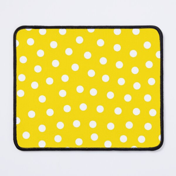Item preview, Sunshine Yellow and White Polka Dots - Classic Print for a Reason. designed and sold by cgroenewald.