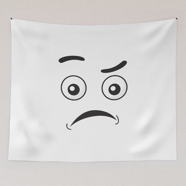 Item preview, Impudent Emoji Impertinent Emoji insolent Emjoi presumptuous Emoji Sad emoji Smiley Face confused Apparel Essential Motivation Inspiration Joy Mood designed and sold by DesignByHeartUK.