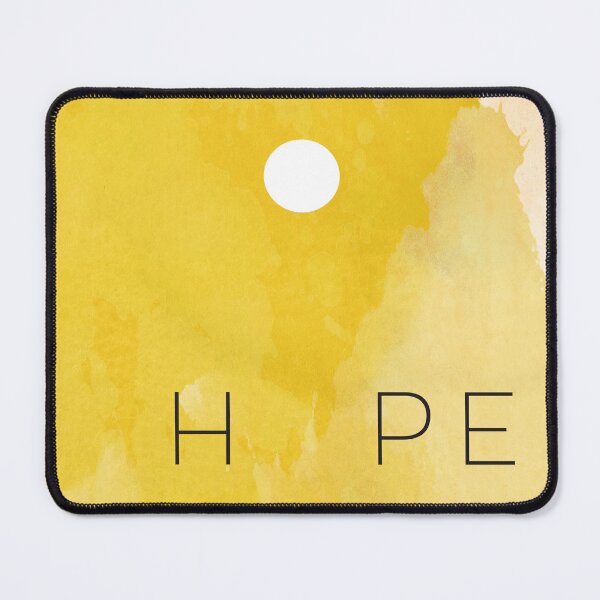 Item preview, Hope Positive Encouraging Quote Abstract Sun Yellow Watercolor  designed and sold by Inogitna Designs.