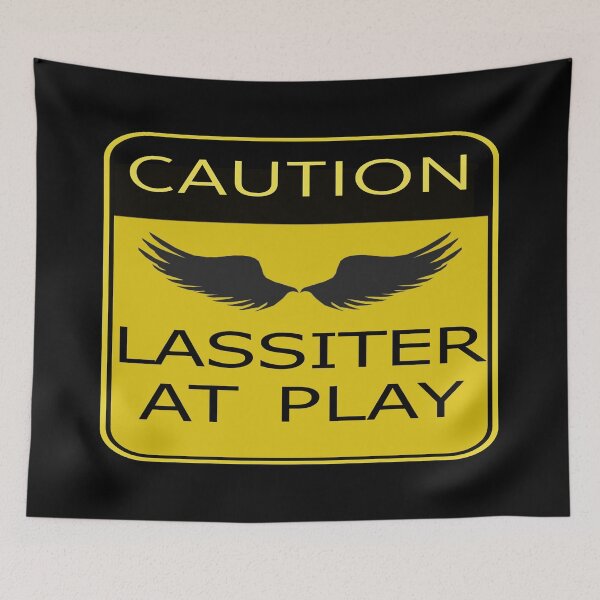 Item preview, Caution Lassiter At Play designed and sold by Amanda Baez.