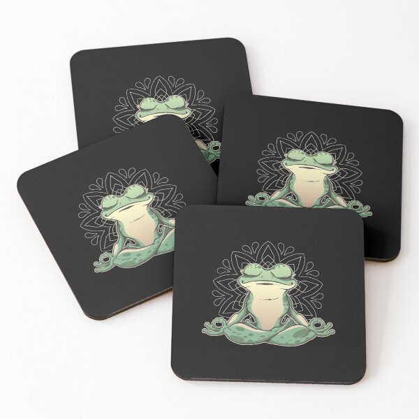 Item preview, Frog meditates designed and sold by DerSenat.