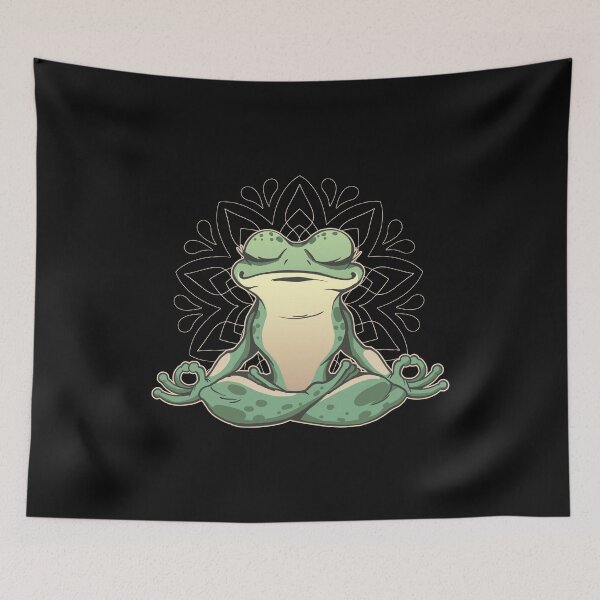 Item preview, Frog meditates designed and sold by DerSenat.