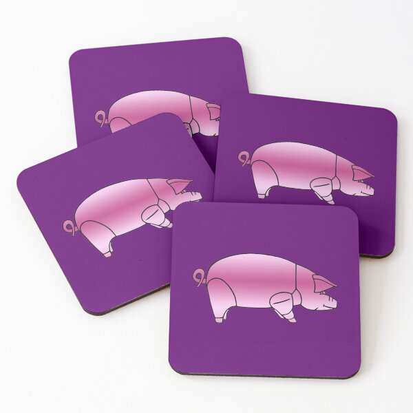 Item preview, Pink Floyd Animals Pig (funky pink grad) designed and sold by MarkoTheway.