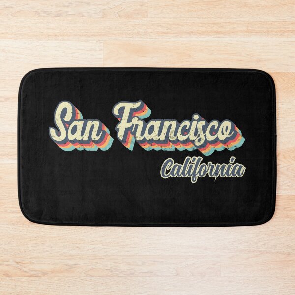 Item preview, San Francisco City California Retro Vintage 70s rainbow designed and sold by Teelogic.