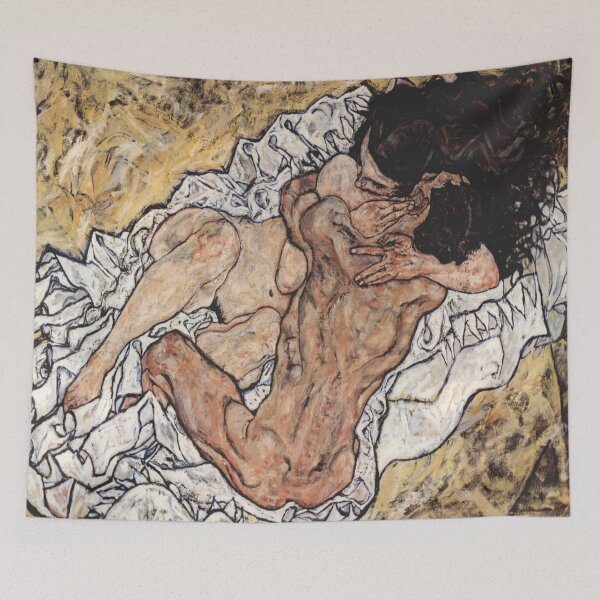 Item preview, Egon schiele - The embrace Egon schiele,Nº,02. designed and sold by Vivanne-art.