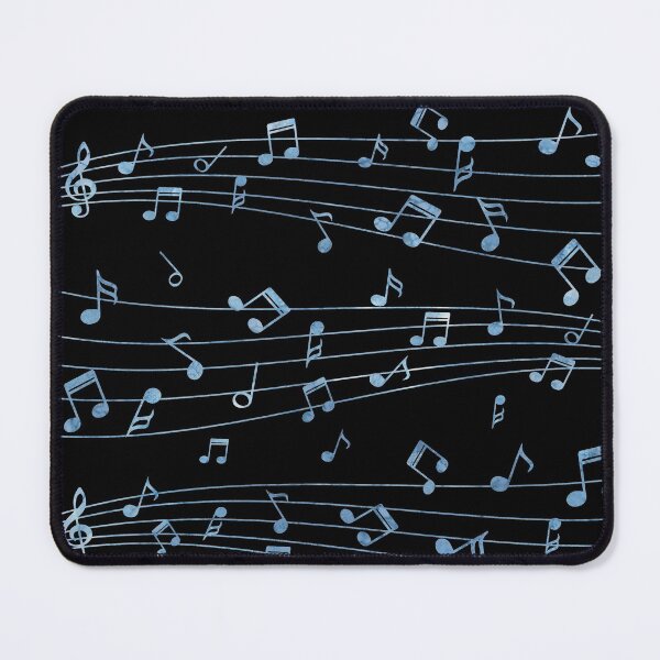 Item preview, Watercolor Blue Music Notes designed and sold by Primroaddesigns.