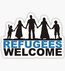 Refugees Welcome Sticker