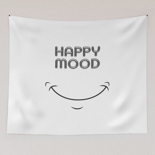 Item preview, Happy Mood emoji Be Smile Always Smiley Face Apparel Essential Motivation Inspiration Joy Mood designed and sold by DesignByHeartUK.