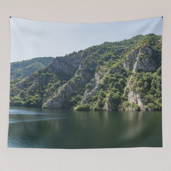 Item preview, Rough Stone Ribs - a Breezy Lake in the Mountains designed and sold by Georgia Mizuleva.