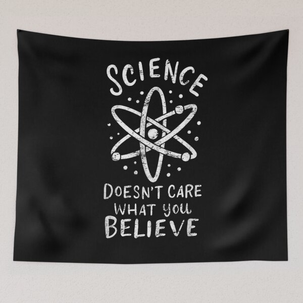 Item preview,  Vintage Science Doesnt Care Believe Atom Sign Gift designed and sold by dlouise22.
