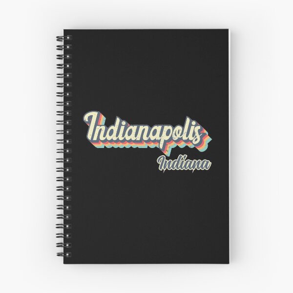 Item preview, Indianapolis City Indiana Retro Vintage 70s rainbow designed and sold by Teelogic.