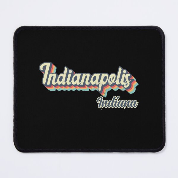 Item preview, Indianapolis City Indiana Retro Vintage 70s rainbow designed and sold by Teelogic.