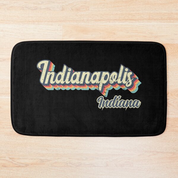 Item preview, Indianapolis City Indiana Retro Vintage 70s rainbow designed and sold by Teelogic.