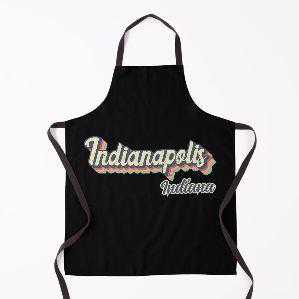 Item preview, Indianapolis City Indiana Retro Vintage 70s rainbow designed and sold by Teelogic.