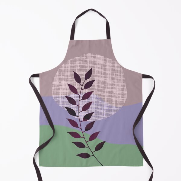 Item preview, Watercolor Leaf Abstraction II Pink Lavender Blue Sage Green designed and sold by QuestingPixel.