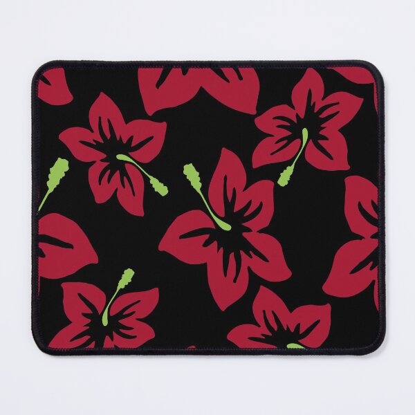 Item preview, Black With Red Hibiscus designed and sold by FantasySkyArt.